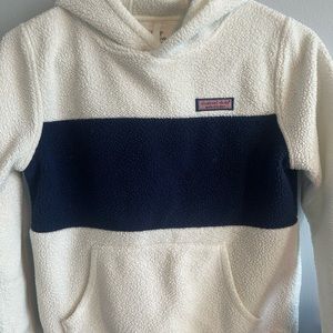 Vineyard Vines girls Sherpa hoodie size 14